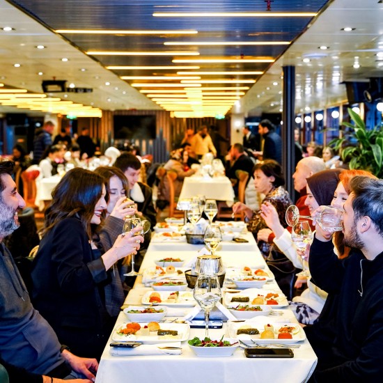 Bosphorus Cruise with Dinner and Entertainment ( Unlimited Soft Drinks)